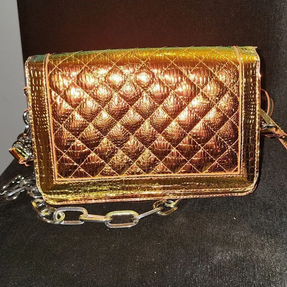 Iridescent crossbody